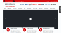 Desktop Screenshot of esemsigorta.com