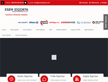Tablet Screenshot of esemsigorta.com